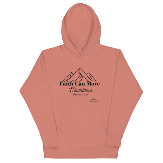 Faith Can Move Mountains Unisex Hoodie - Faith on the Road Tees