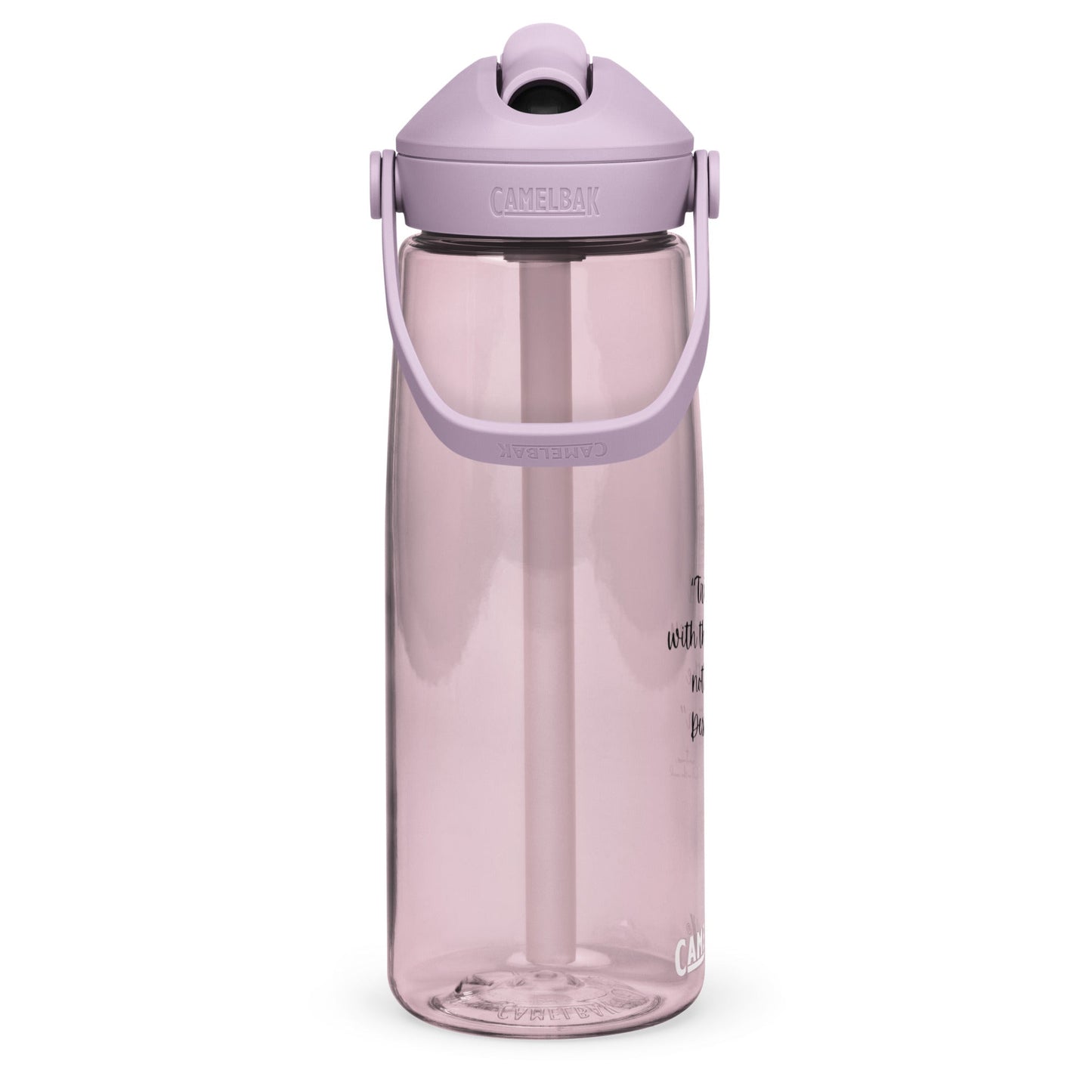 Flip straw water bottle - Faith on the Road Tees