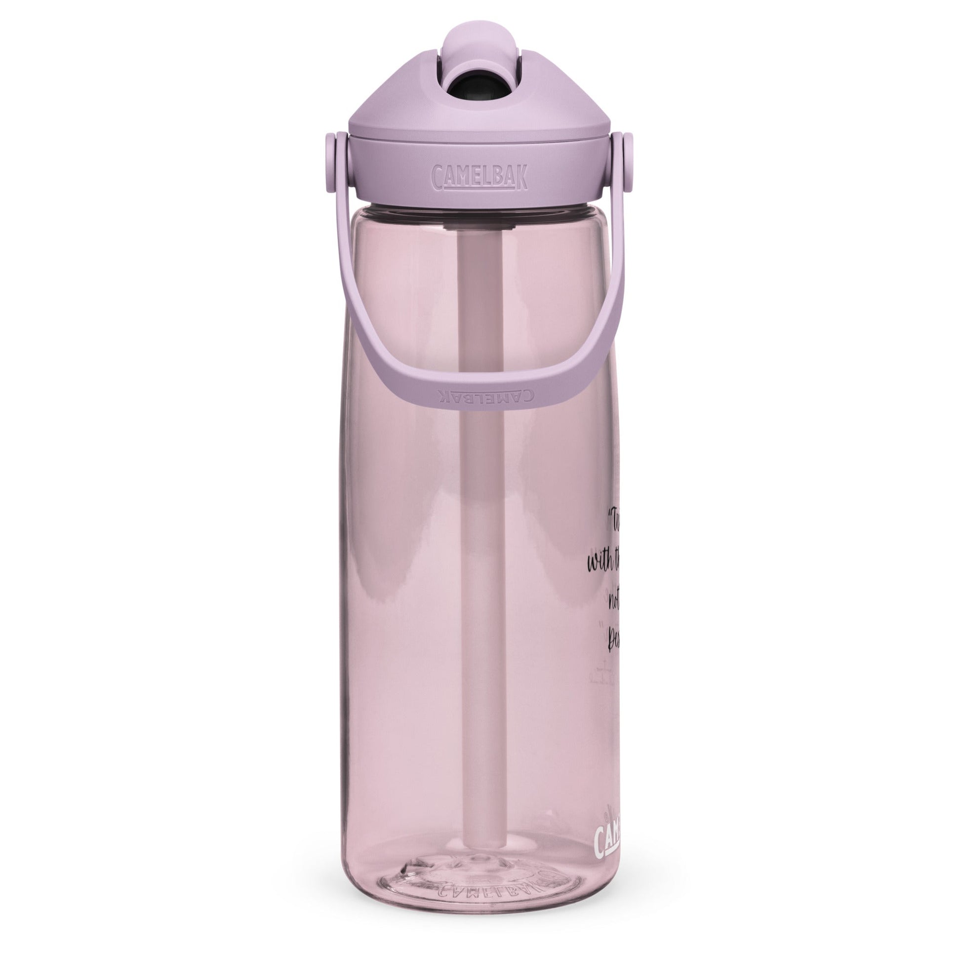 Flip straw water bottle - Faith on the Road Tees