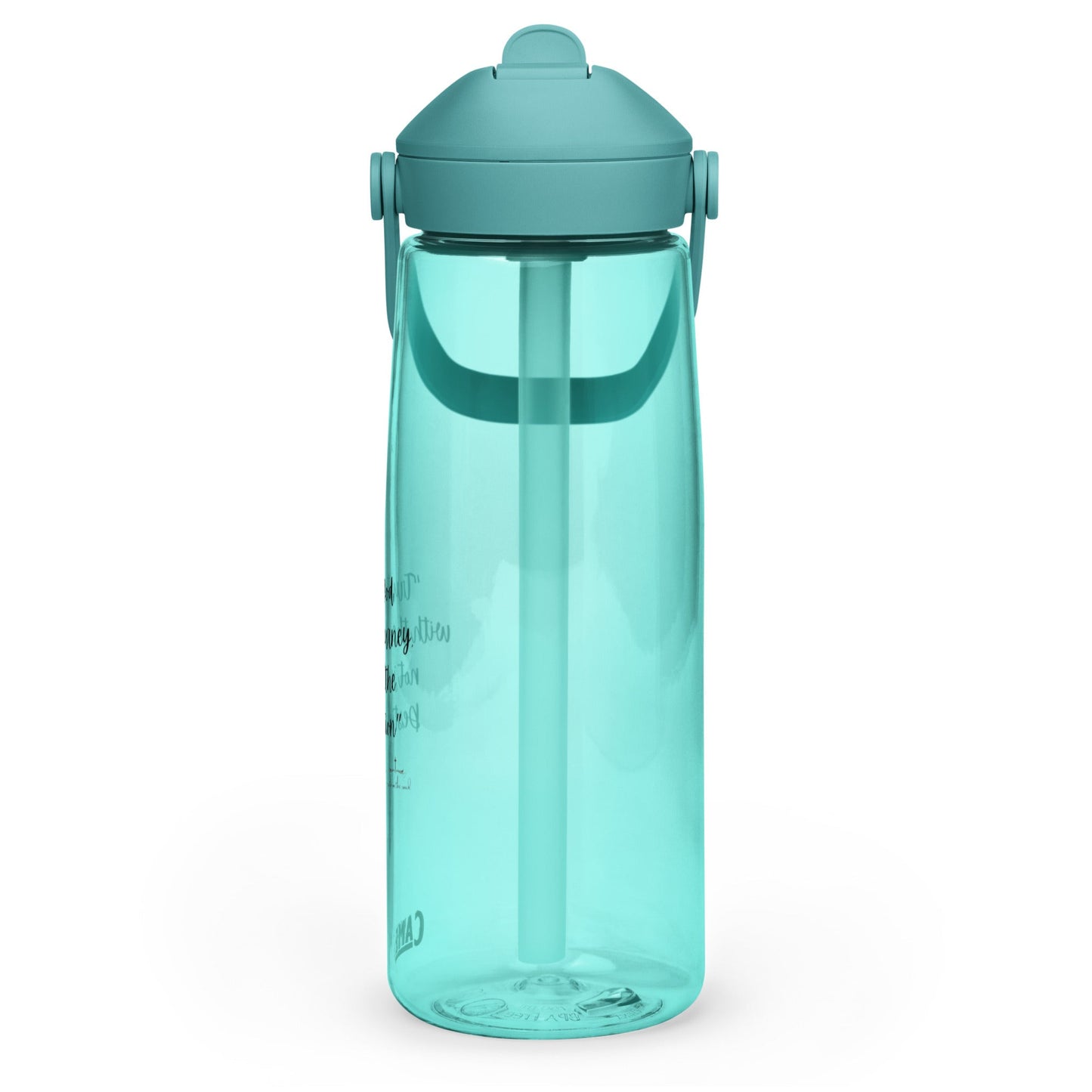 Flip straw water bottle - Faith on the Road Tees