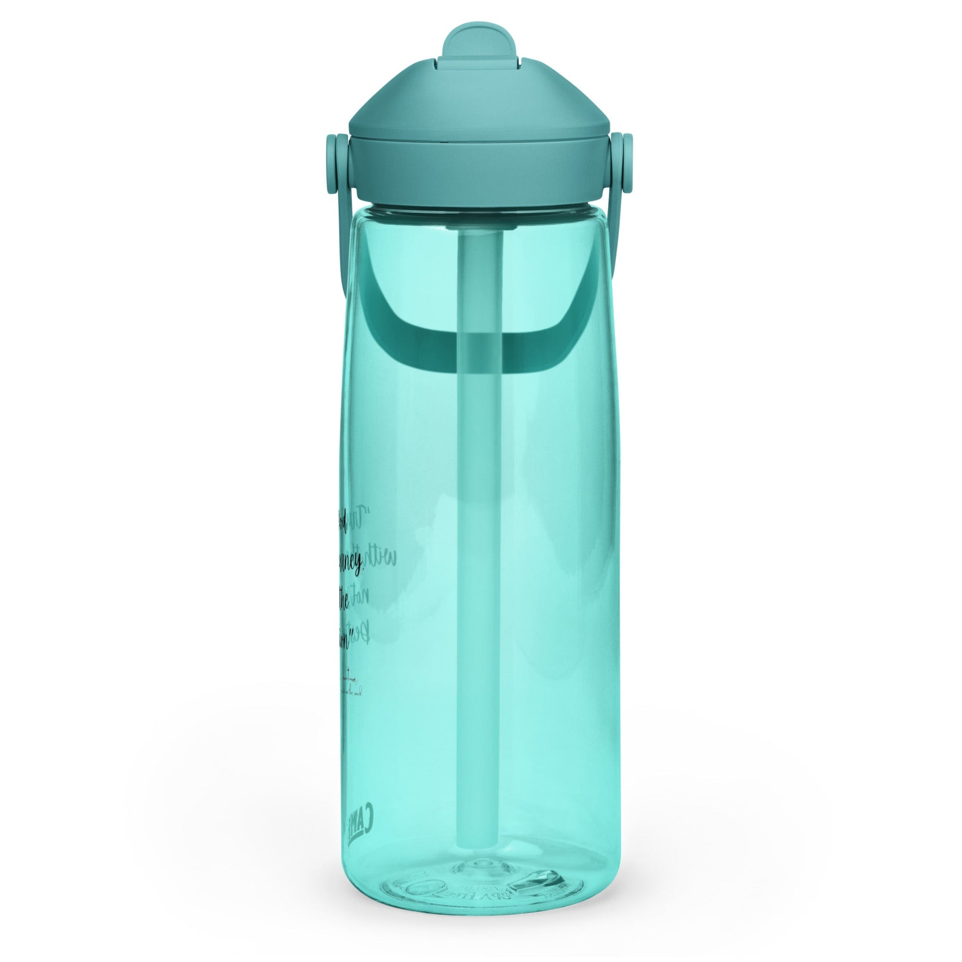 Flip straw water bottle - Faith on the Road Tees