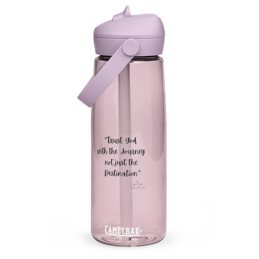 Flip straw water bottle - Faith on the Road Tees