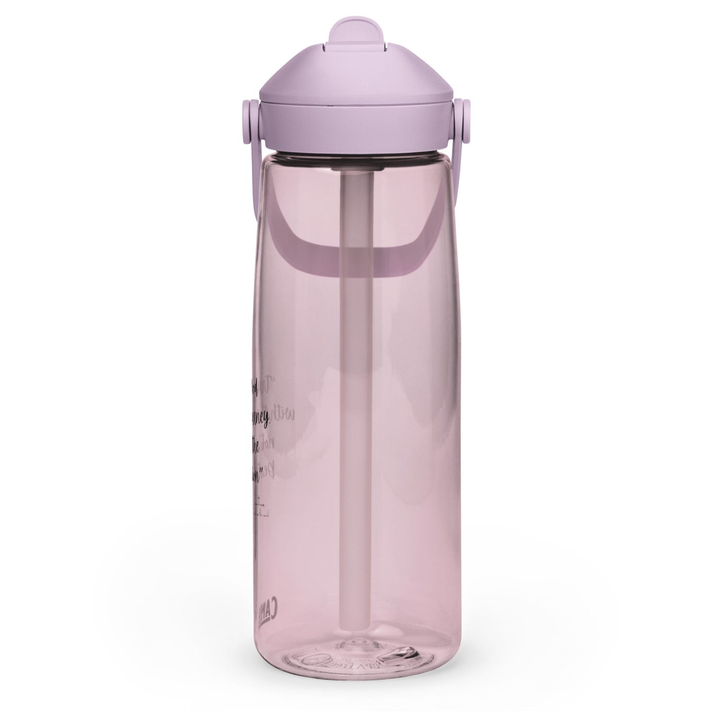 Flip straw water bottle - Faith on the Road Tees