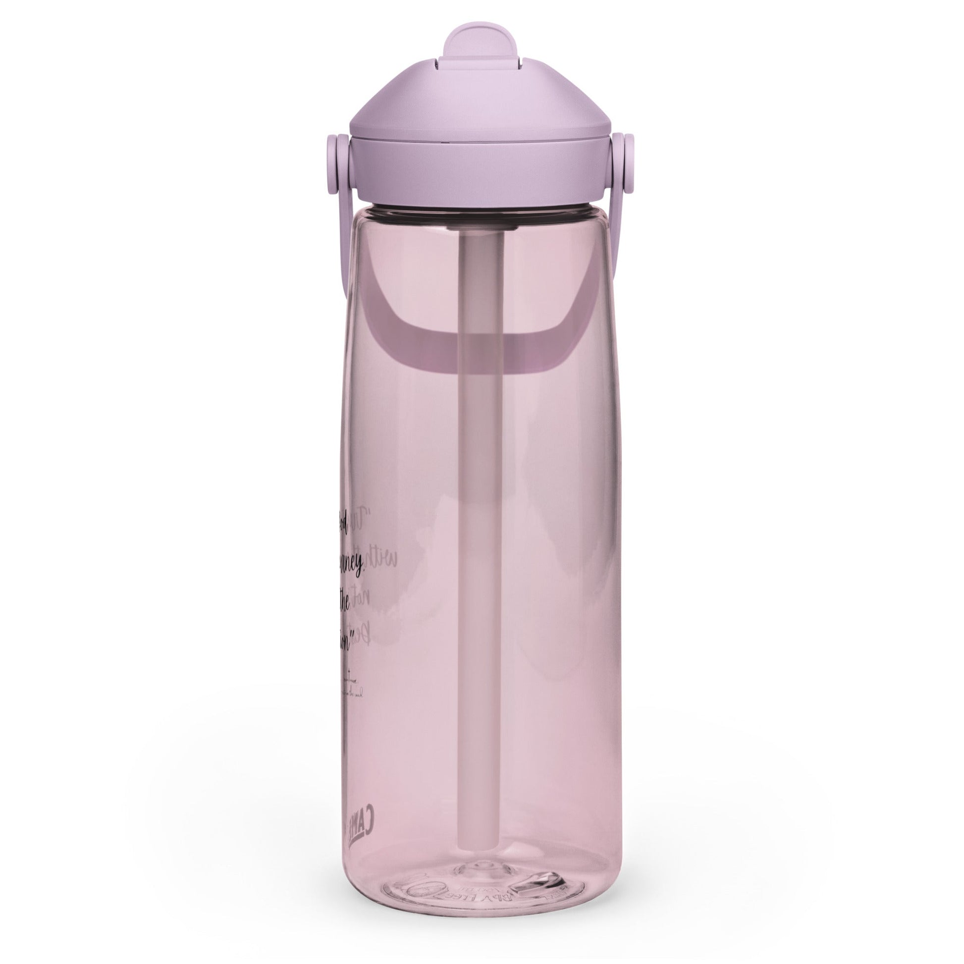 Flip straw water bottle - Faith on the Road Tees