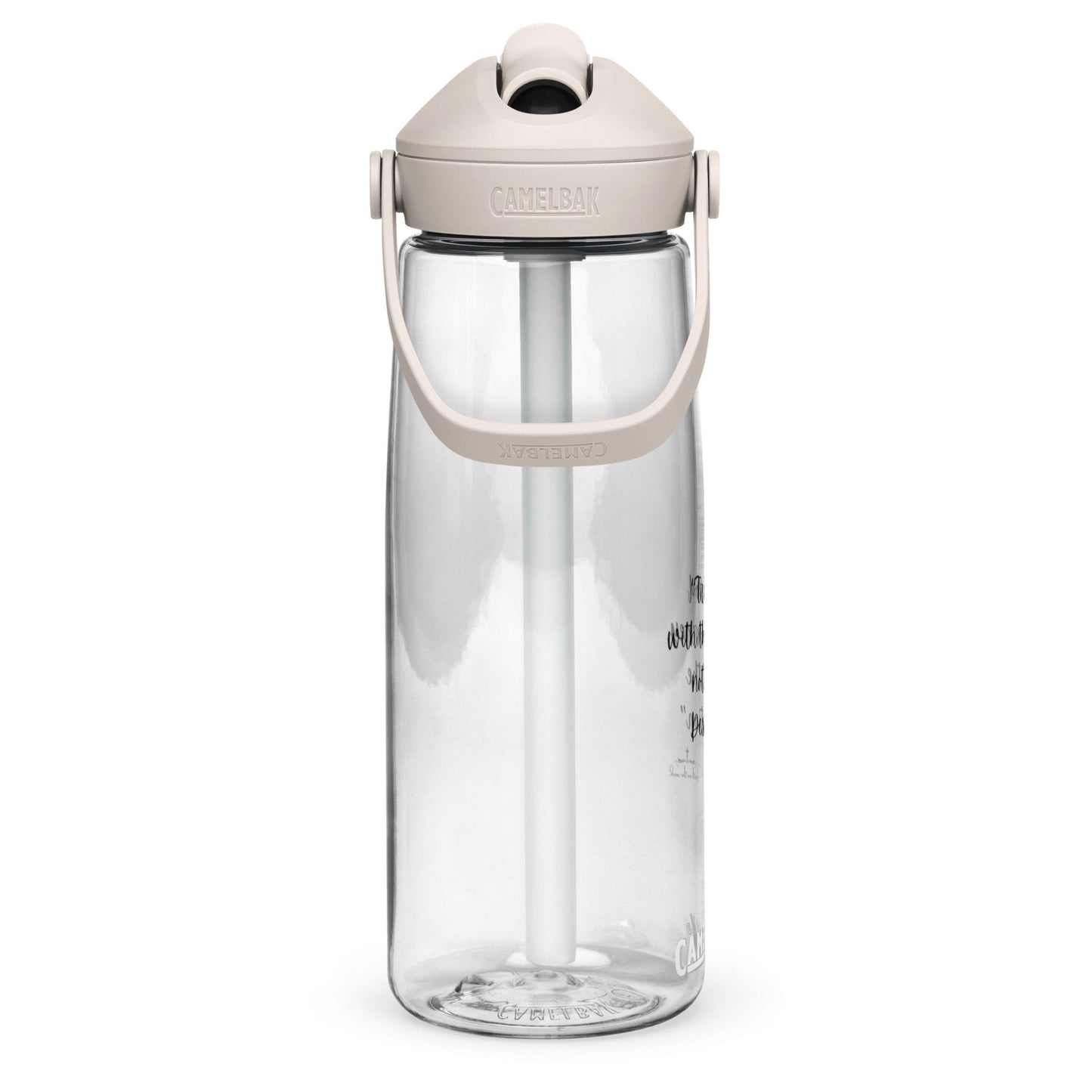 Flip straw water bottle - Faith on the Road Tees