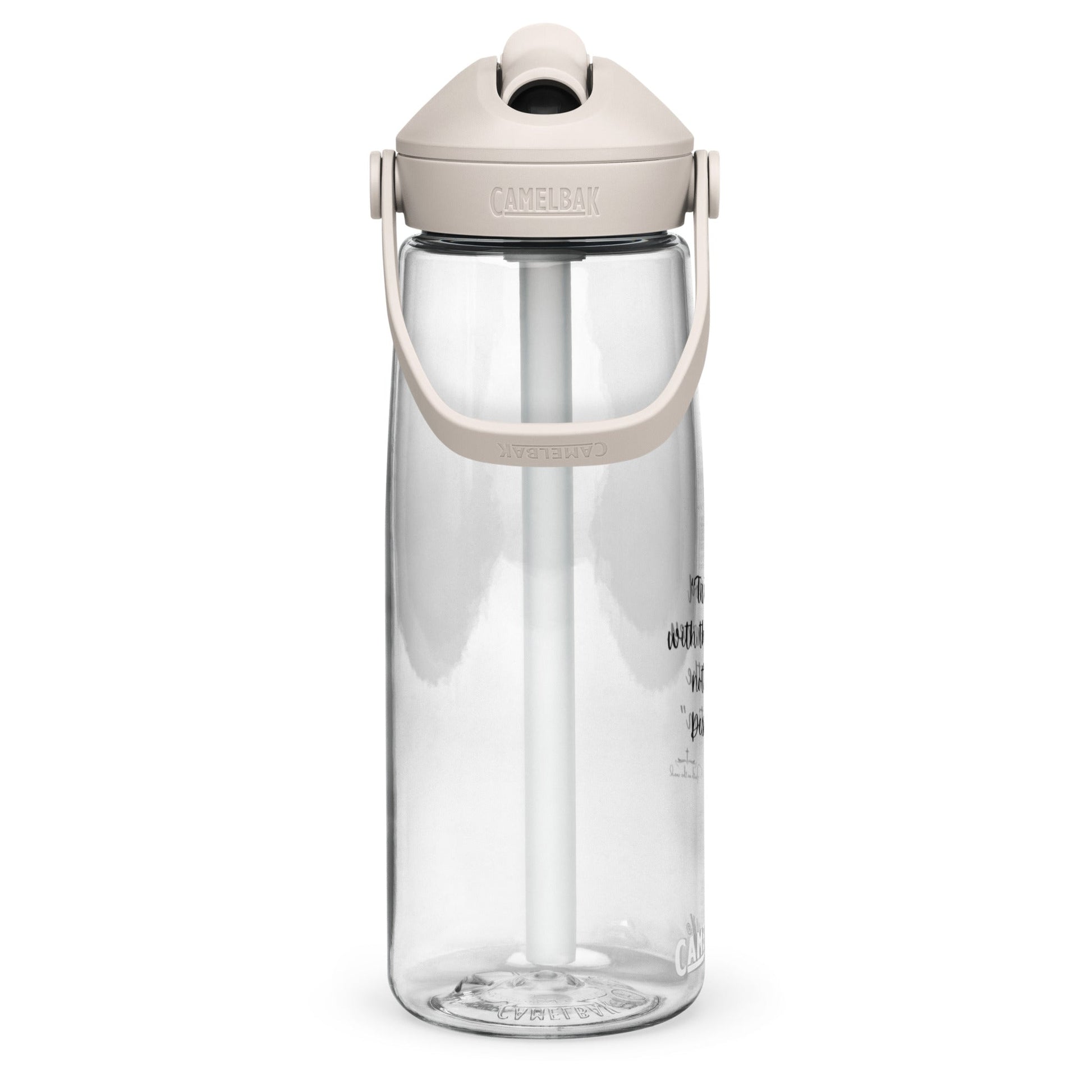 Flip straw water bottle - Faith on the Road Tees