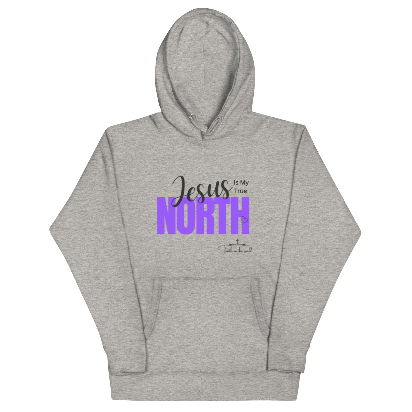 Jesus Is My True North Unisex Hoodie - Faith on the Road Tees