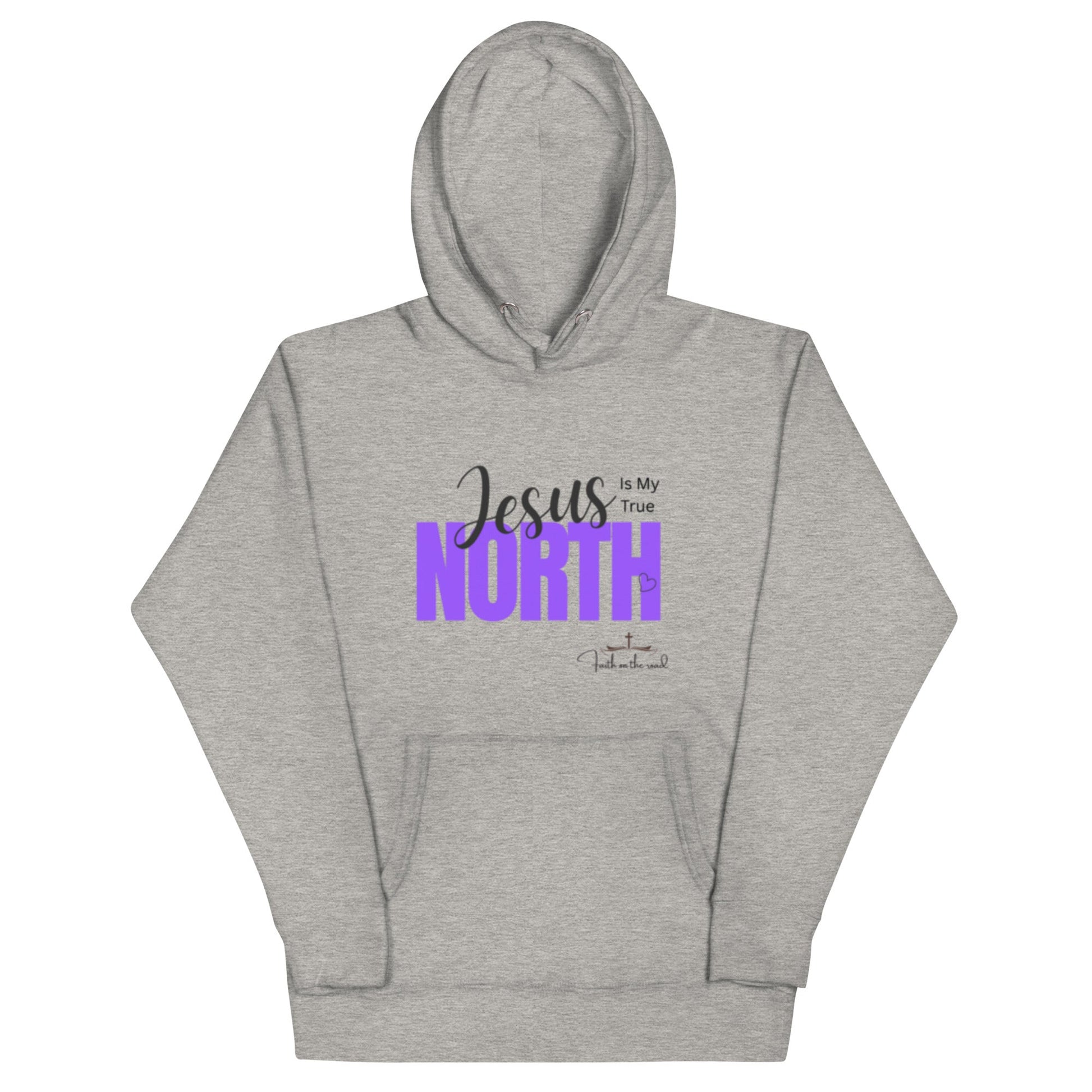 Jesus Is My True North Unisex Hoodie - Faith on the Road Tees