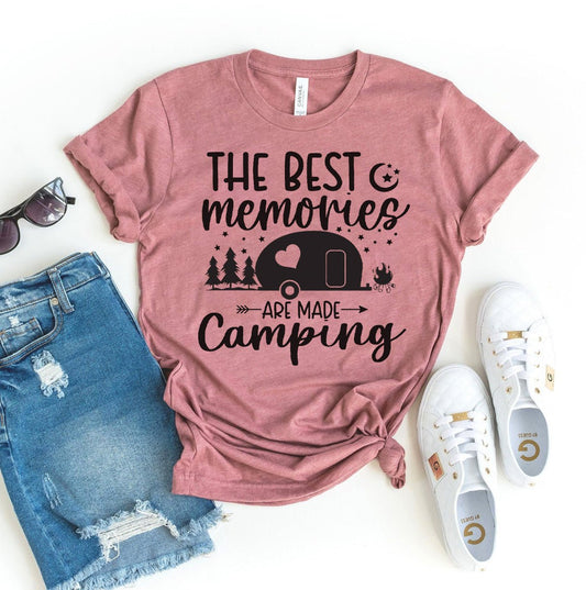 The Best Memories Are Spent Camping T-shirt - Faith on the Road Tees