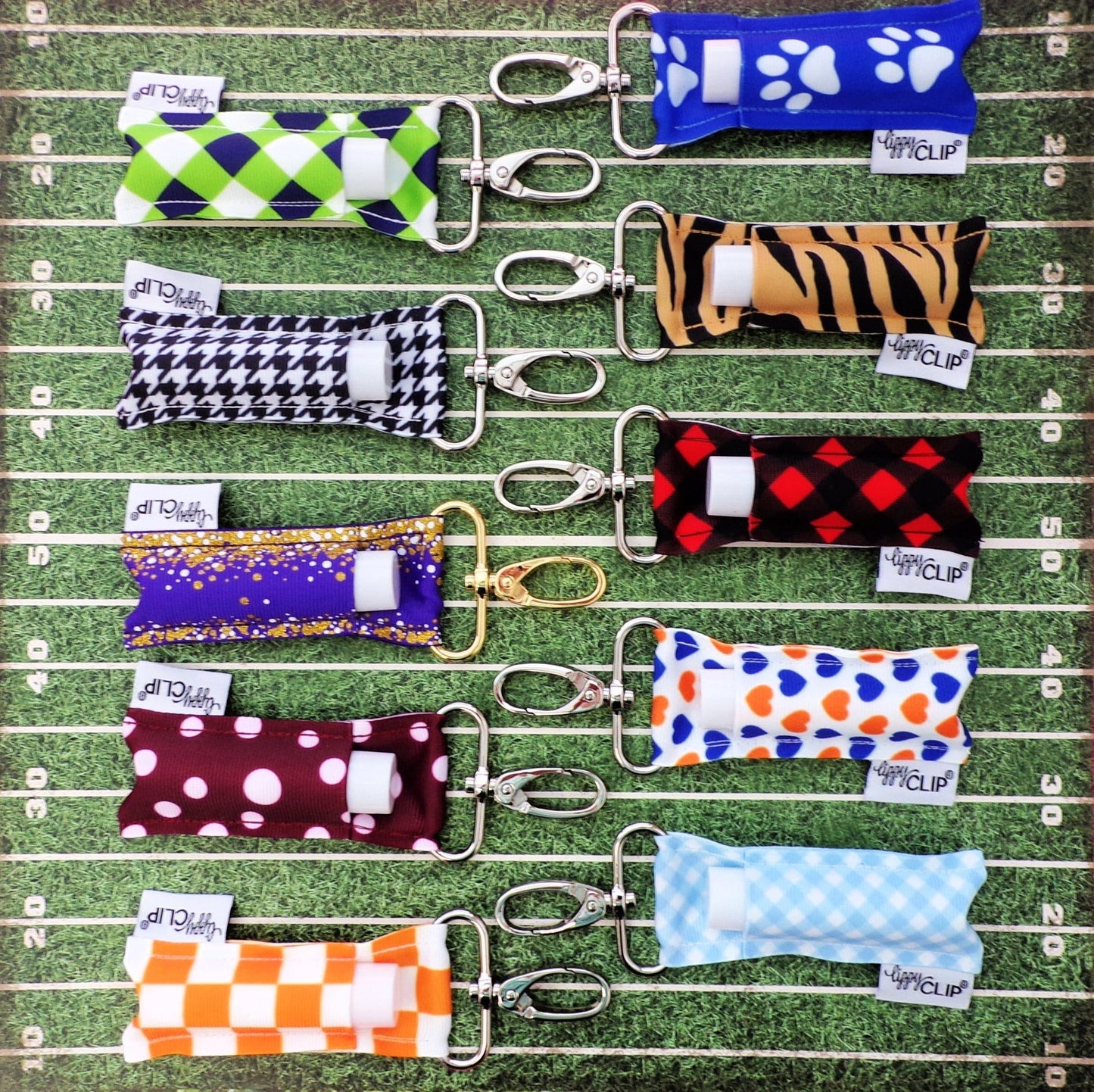 Tiger Stripe LippyClip® Lip Balm Holder - Faith on the Road Tees