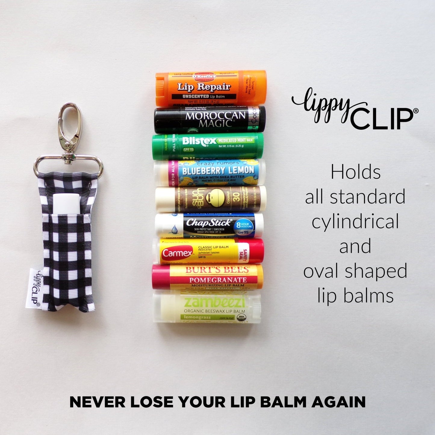 Winter Wonderland LippyClip® Lip Balm Holder - Faith on the Road Tees